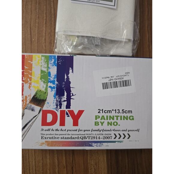 TUMOVO DIY Paint by Numbers for Adults Painting Vase with Flowers It Sitting - Picture 2 of 3